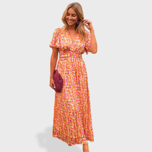 Marlene™ - Elegant Floral Dress