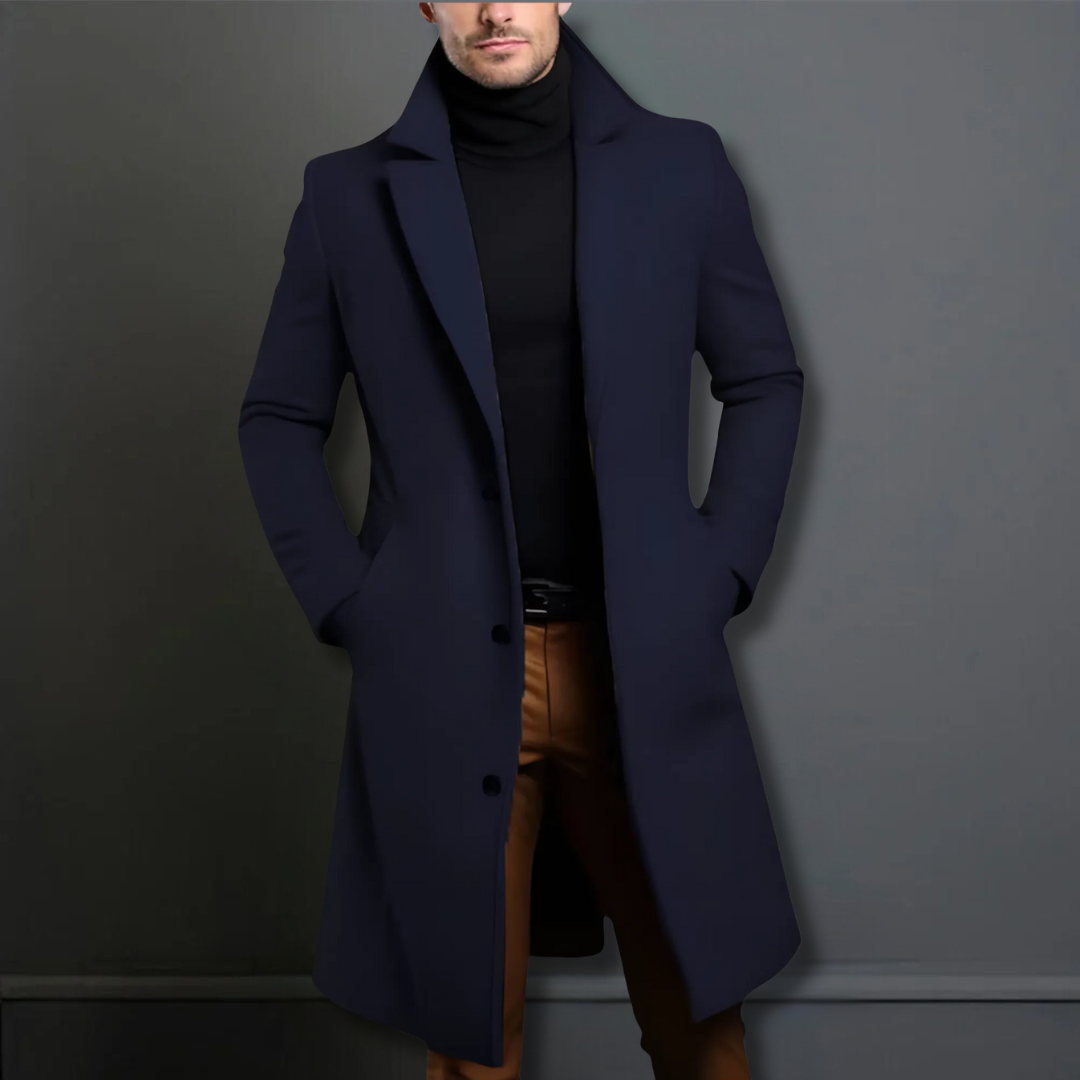 Men's Classic Overcoat Tailored Fit