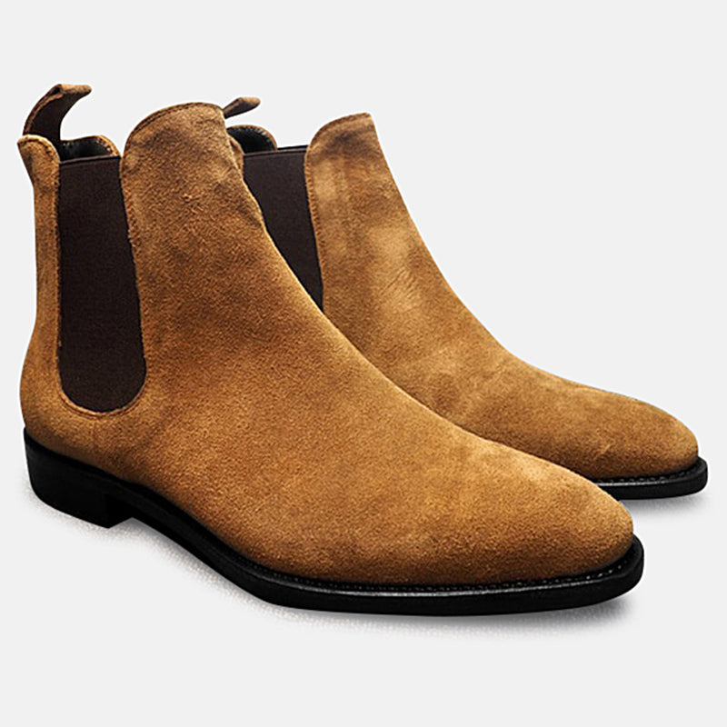 Men's Suede Boots Minimalist Design