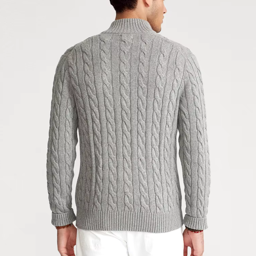 Men's Half Zip Sweater Cotton Luxe