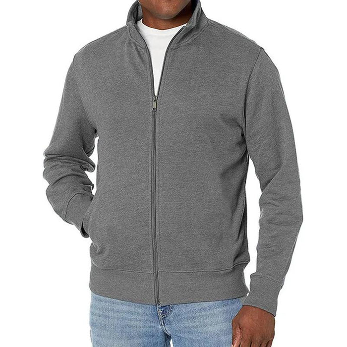 Men's Full Zip Sweater Modern Fit