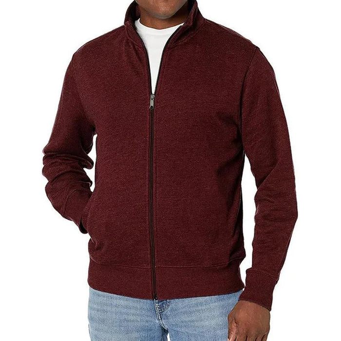 Men's Full Zip Sweater Modern Fit