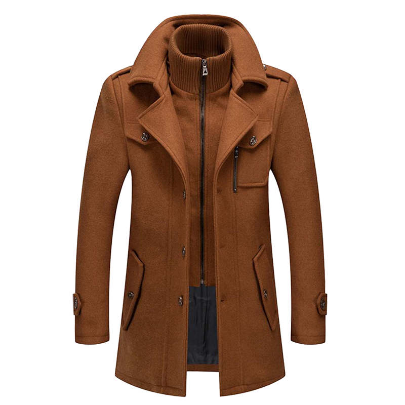 Men's Wool Blend Winter Coat