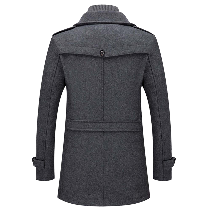 Men's Wool Blend Winter Coat