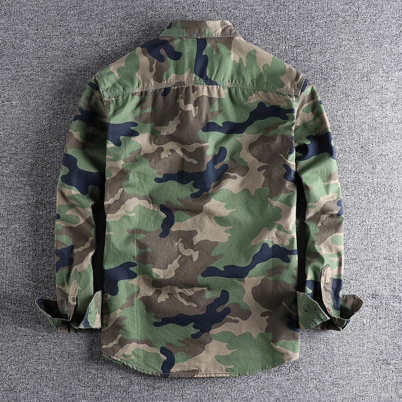 Men's Camouflage Cargo Shirt