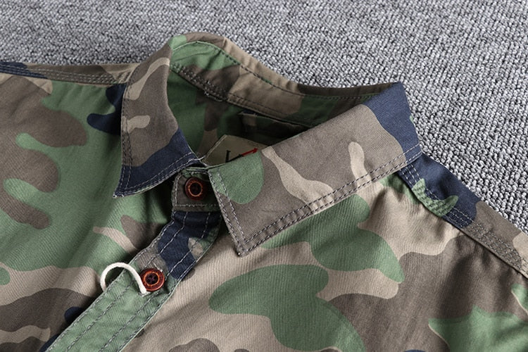 Men's Camouflage Cargo Shirt