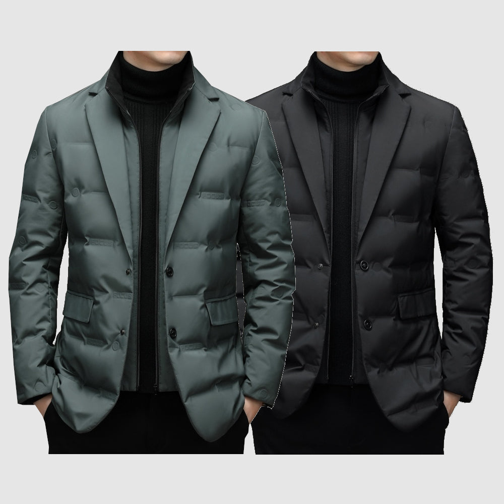 Men's Jacket with Tailored Fit Design