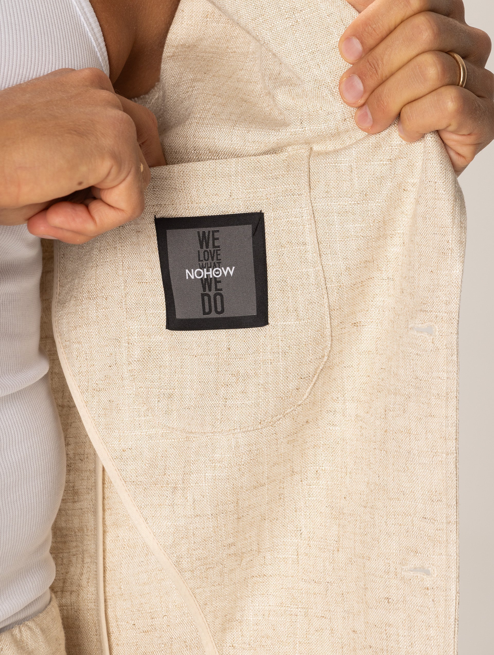 Men's Linen Blazer Regular Fit