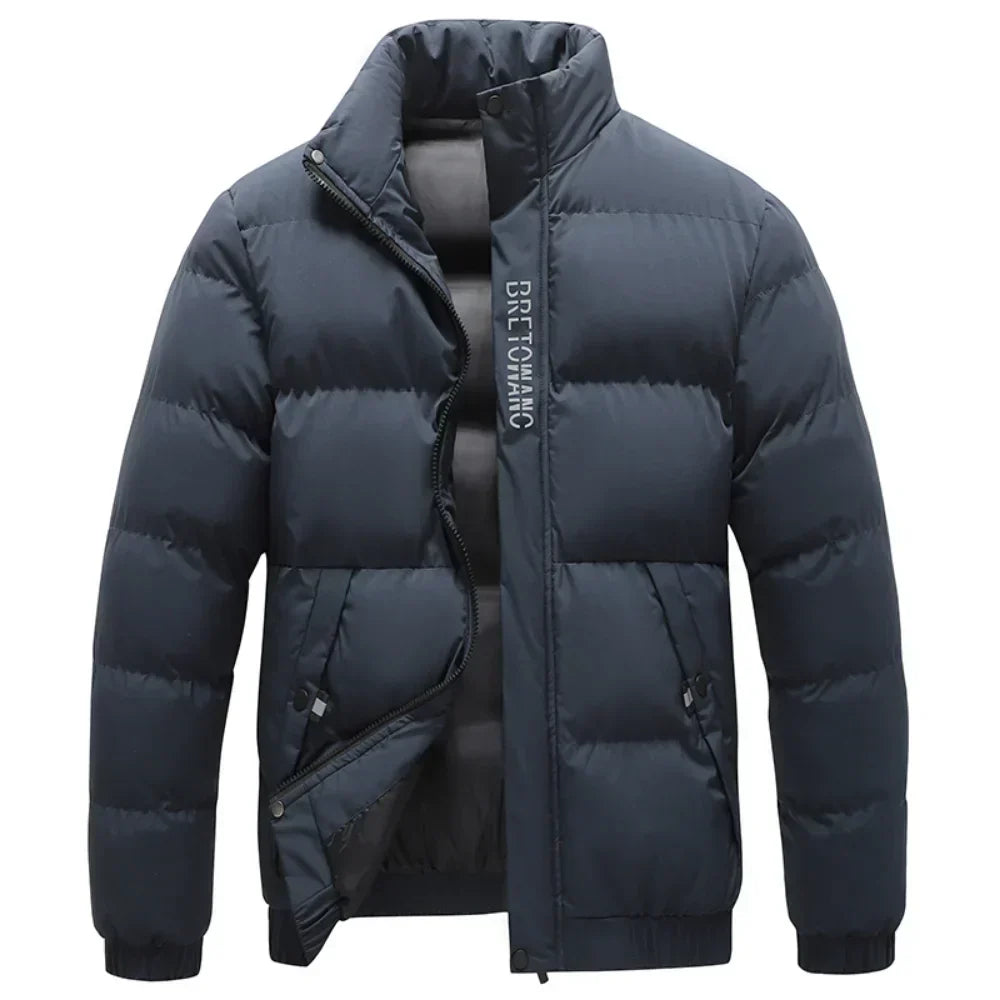 Men's Winter Jacket Water-Repellent with Collar