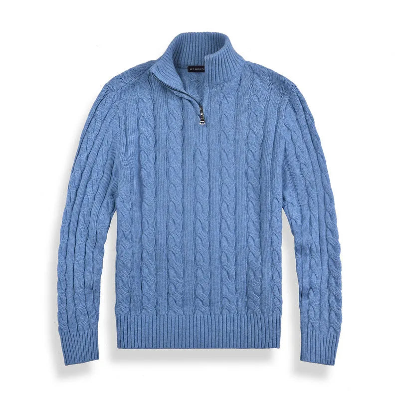 Men's Half Zip Sweater Cotton Luxe