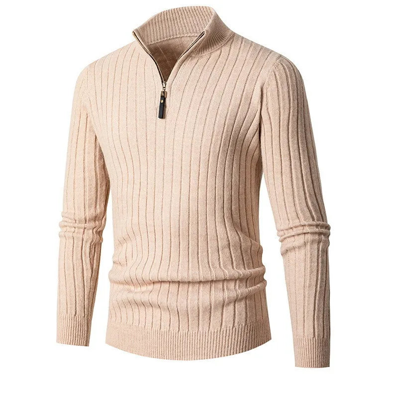 Men's Half Zip Jumper Premium Cotton