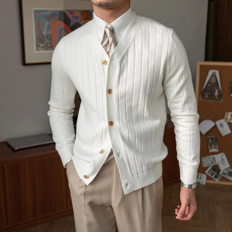 Men's Elegant Cardigan Regular Fit