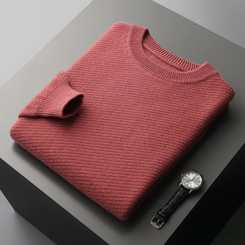 Men's wool crew neck premium quality