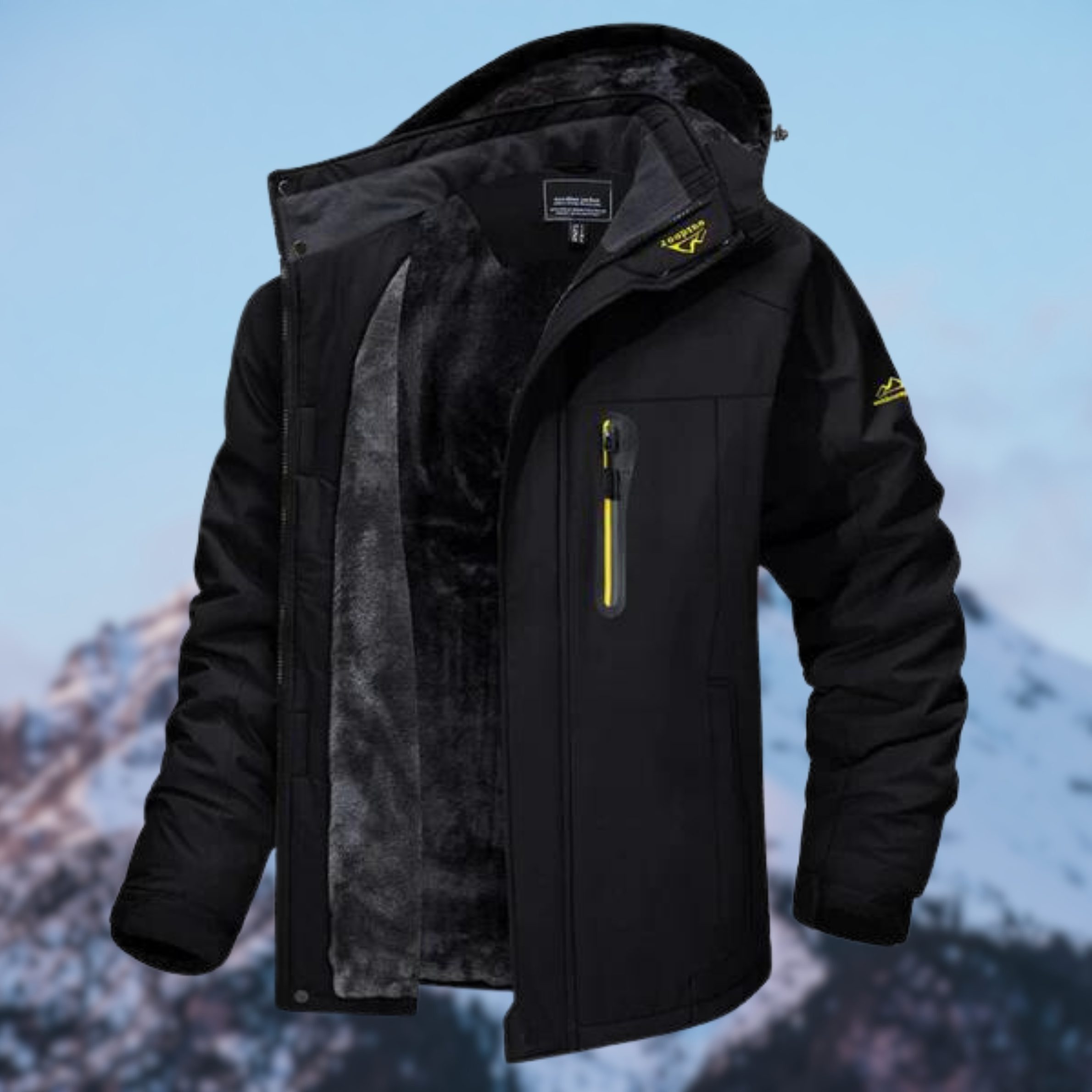 Men's Winter Jacket Water-Repellent Warm Design