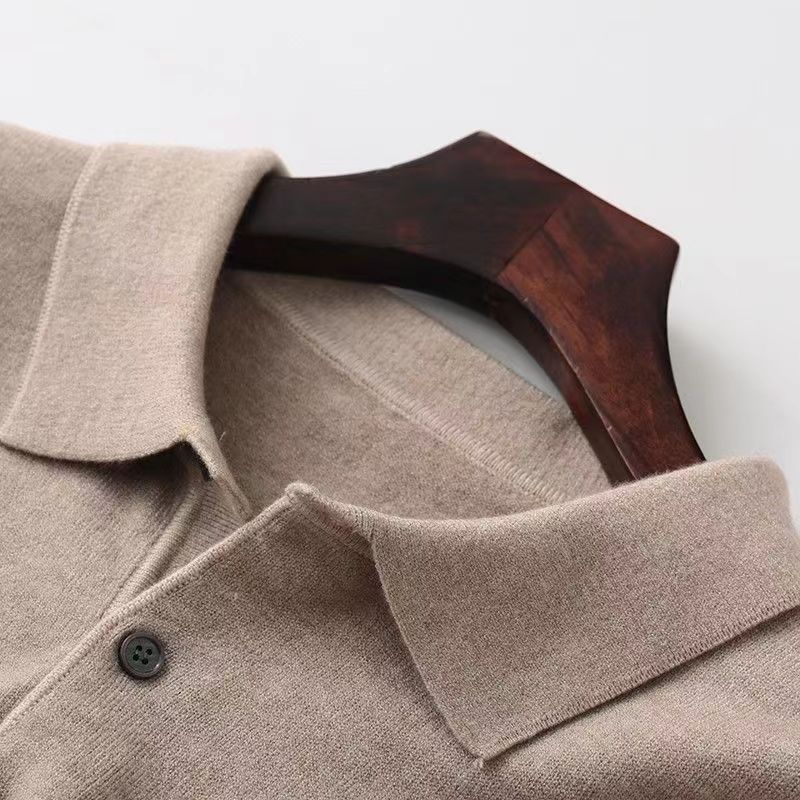 Men's Casual Jumper with Stripe Pattern