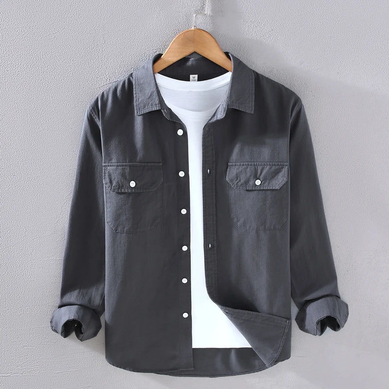 Men's Long Sleeve Casual Jacket