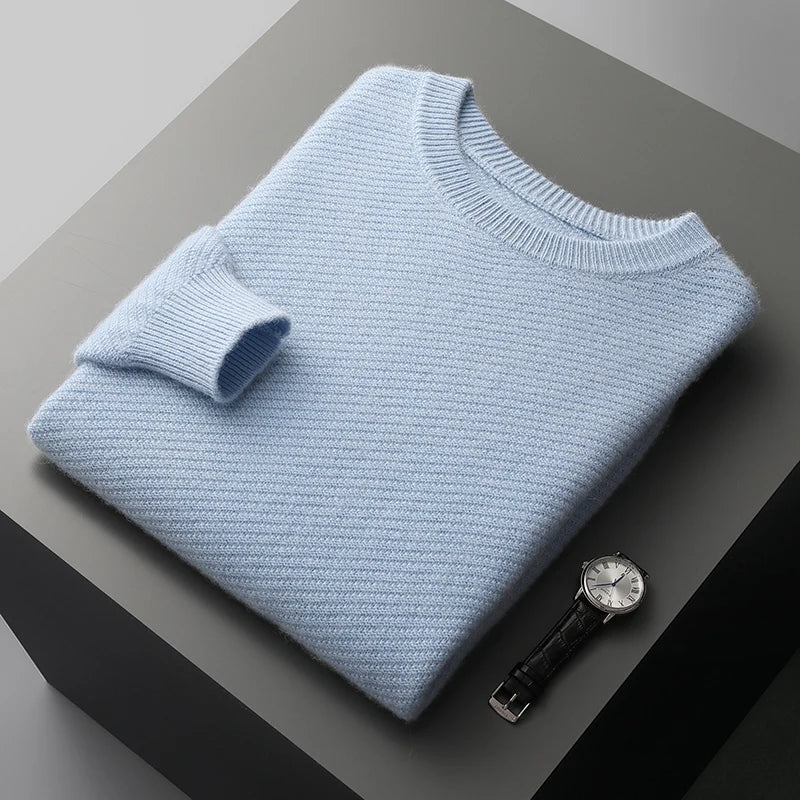 Men's wool crew neck premium quality