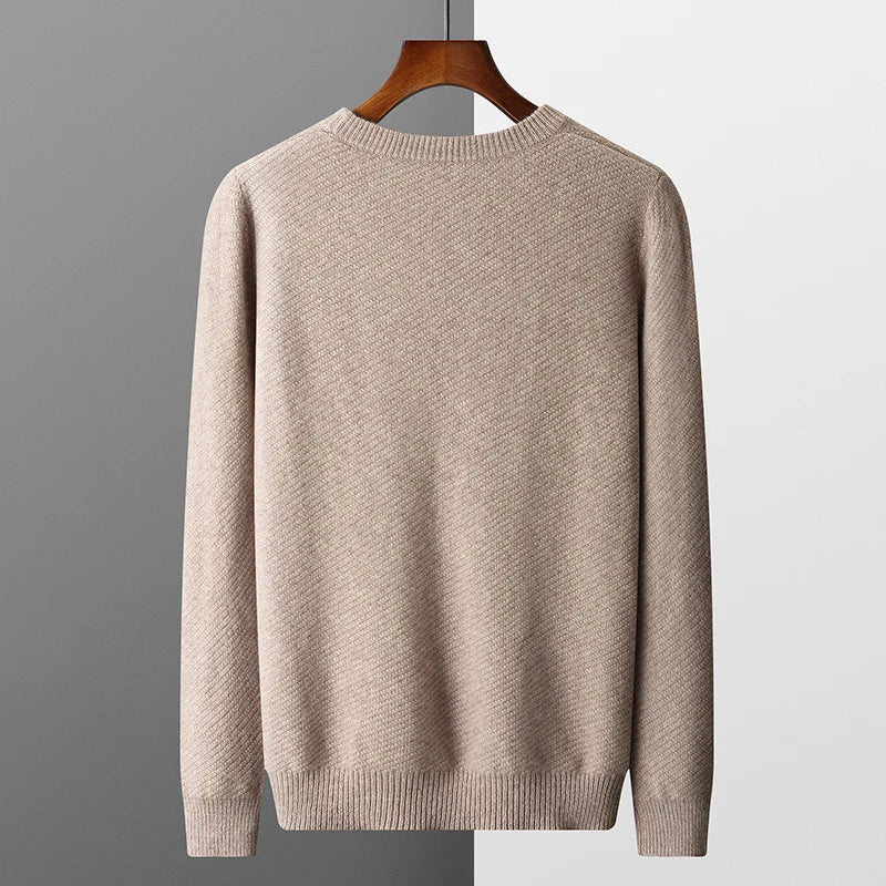 Men's wool crew neck premium quality