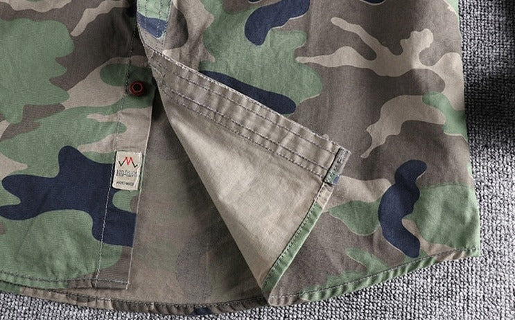 Men's Camouflage Cargo Shirt