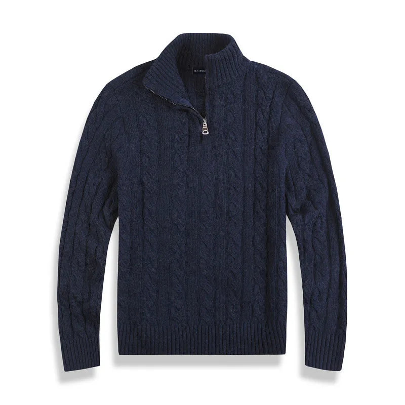 Men's Half Zip Sweater Cotton Luxe