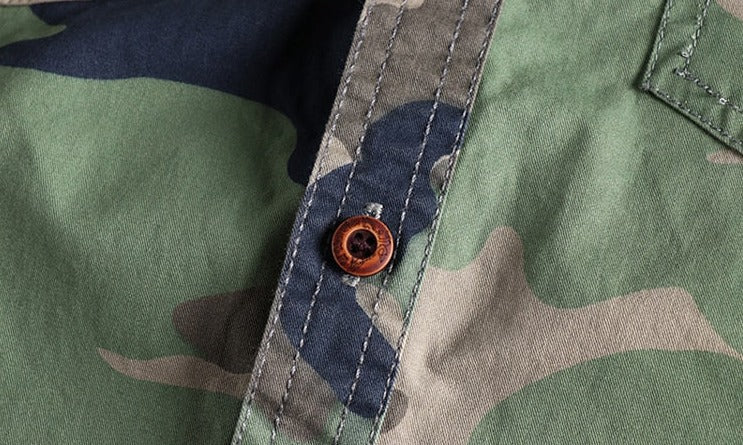 Men's Camouflage Cargo Shirt