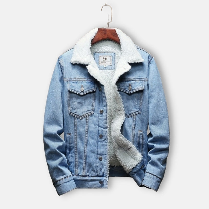 Men's Denim Jacket in Casual Elegant Style