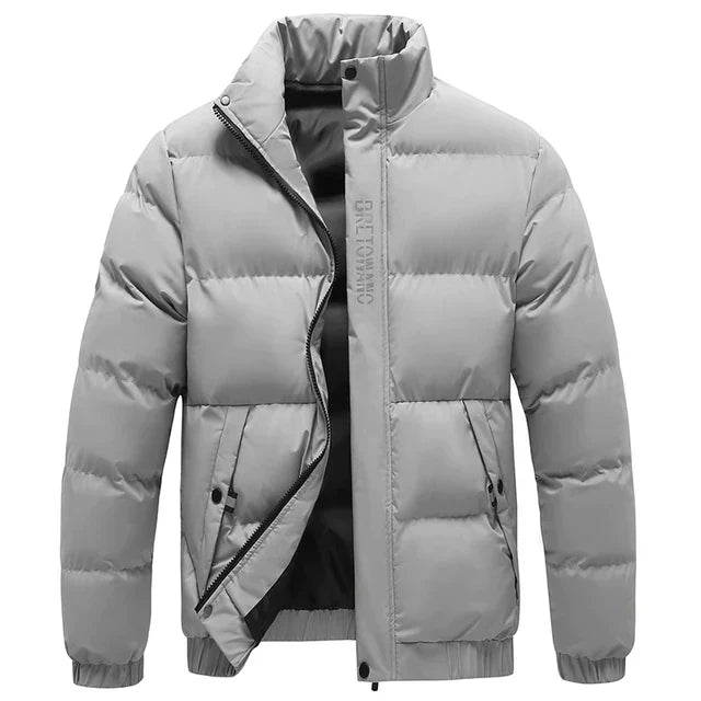 Men's Winter Jacket Water-Repellent with Collar