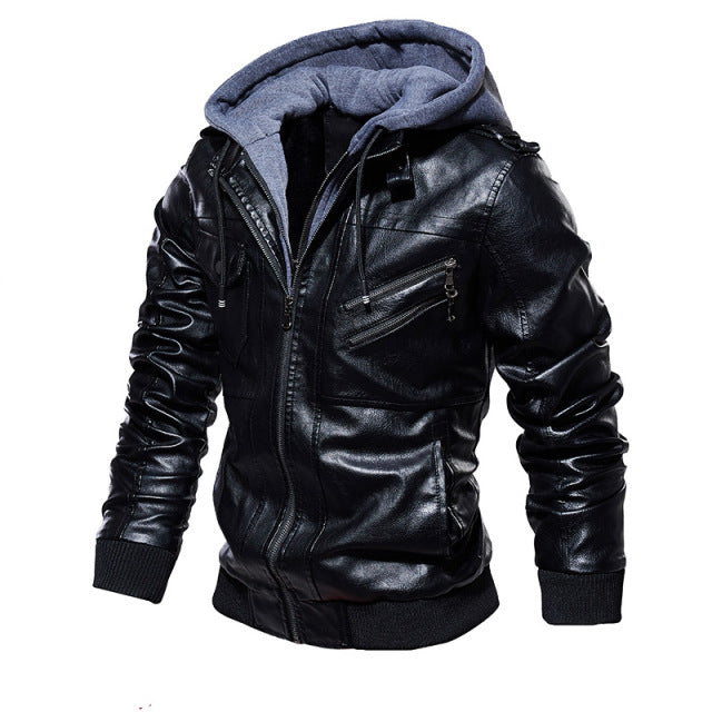 Men's Leather Jacket with Italian Elegance