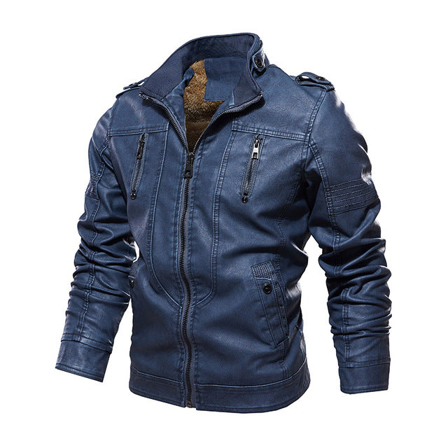 Men's Leather Jacket with Italian Elegance