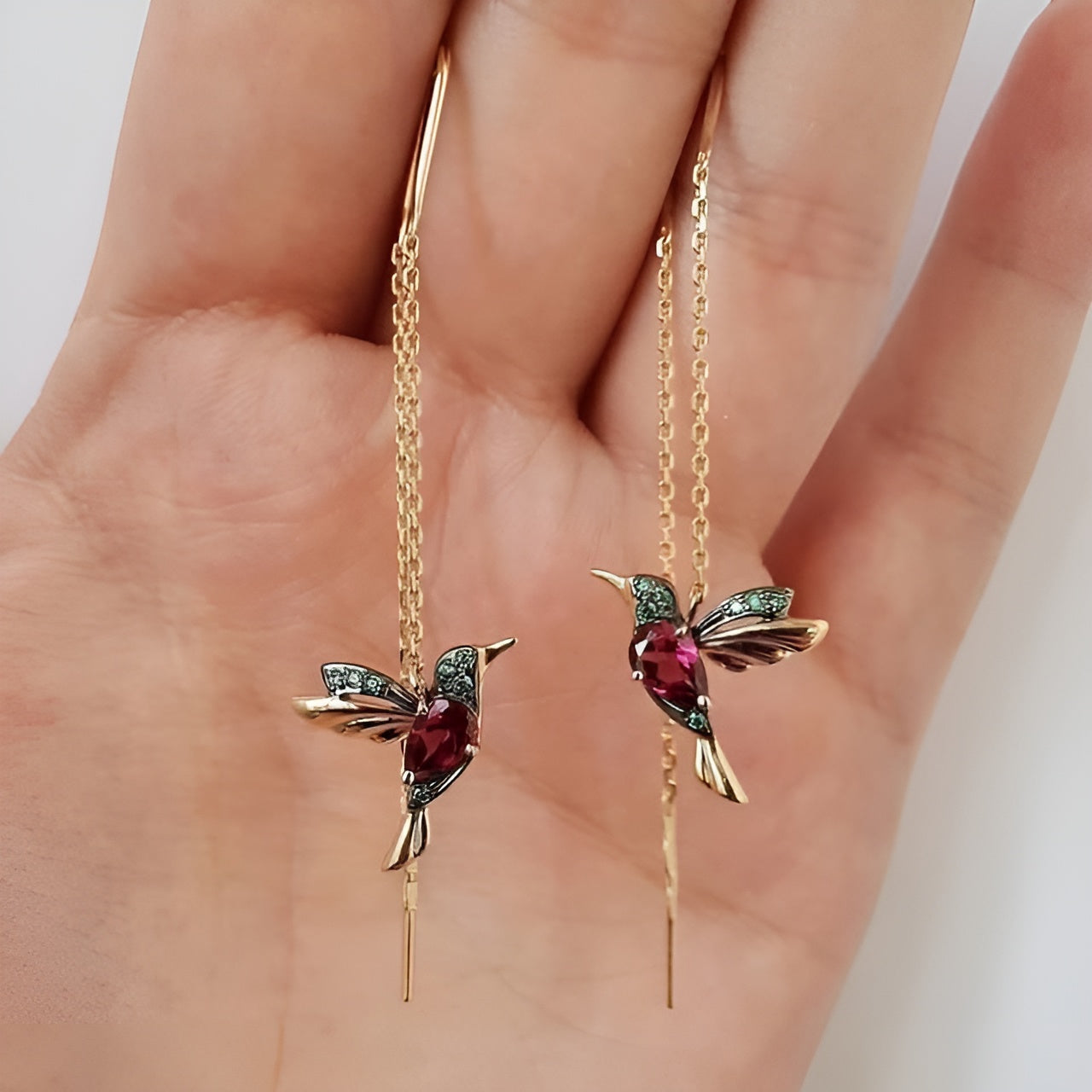 Isolde™ - Hummingbird Earrings