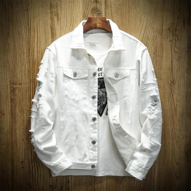 Men's Jacket with Rips