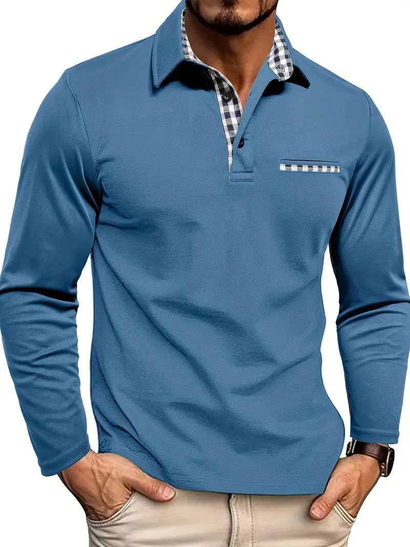 Men's Long Sleeve Polo